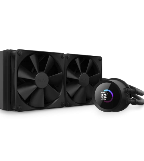 NZXT Kraken 240 Black Liquid Cooler with LCD Display