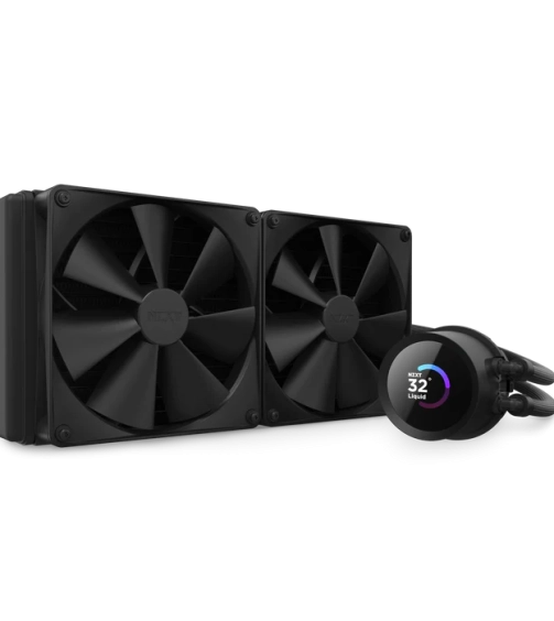 NZXT Kraken 280 Black Liquid Cooler with LCD Display