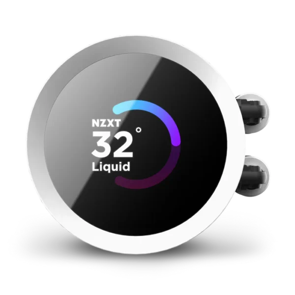 NZXT Kraken 240 RGB White Liquid Cooler with LCD Display - Image 2