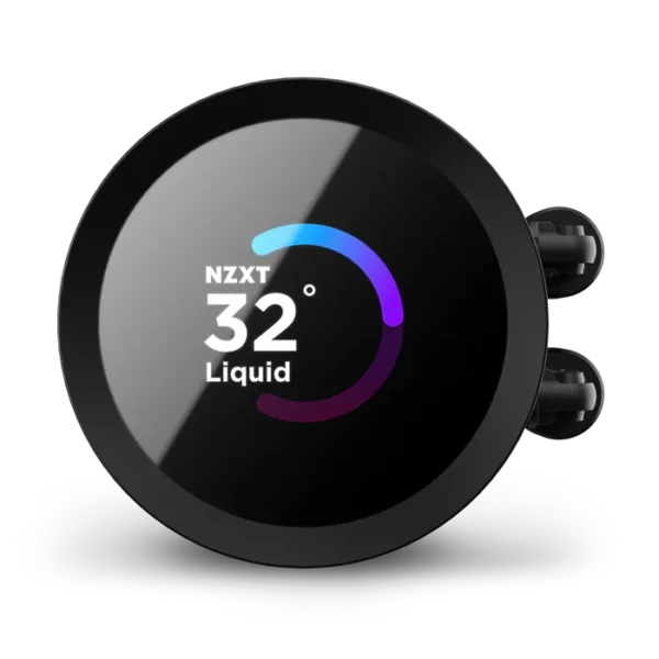 NZXT Kraken 240 Black Liquid Cooler with LCD Display - Image 2