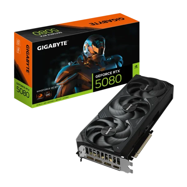 GIGABYTE GeForce RTX™ 5080 WINDFORCE OC SFF 16G GDDR7 GRAPHIC CARD