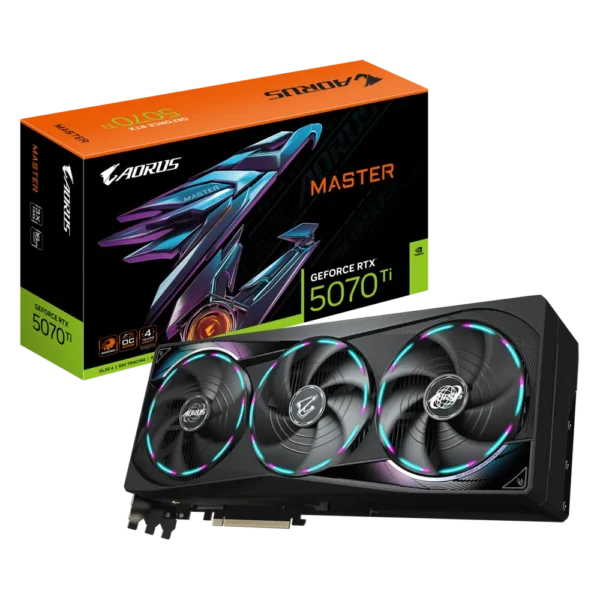 Gigabyte AORUS GeForce RTX 5070 TI MASTER 16G GDDR7 GRAPHIC CARD