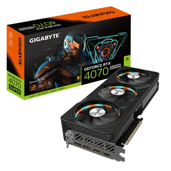 GIGABYTE GEFORCE RTX™ 4070 SUPER GAMING OC 12GB GDDR6X GRAPHIC CARD