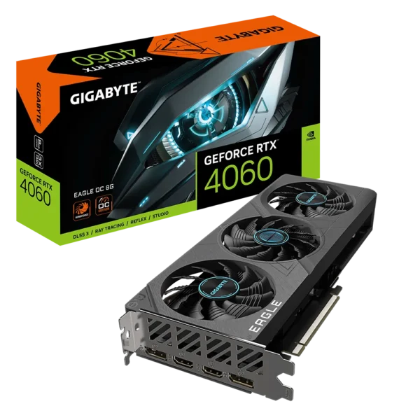 GIGABYTE GEFORCE RTX™ 4060 EAGLE OC 8GB GDDR6 GRAPHIC CARD