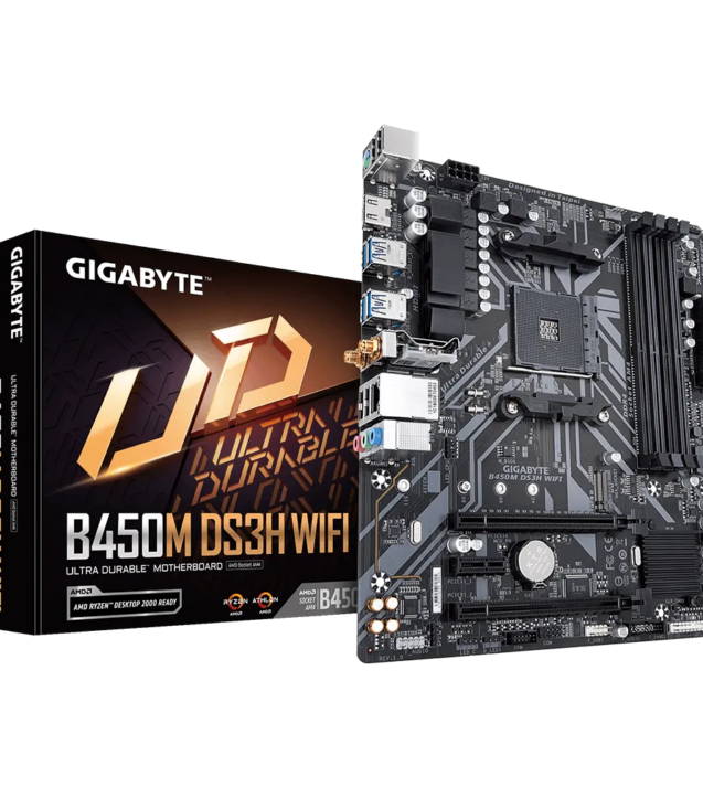 GIGABYTE B450M DS3H WIFI Motherboard