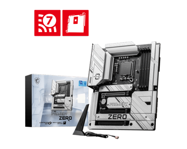 MSI Z790 PROJECT ZERO (WIFI) DDR5 Motherboard