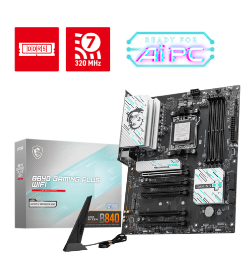 MSI B840 Gaming Plus (Wi-Fi) DDR5 Motherboard