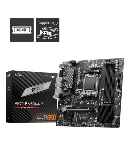 MSI PRO B650M P DDR5 Motherboard