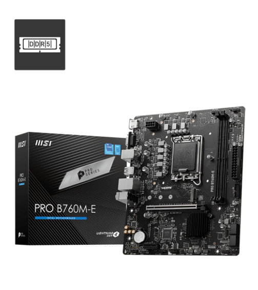 MSI Pro B760M-E DDR4 Motherboard