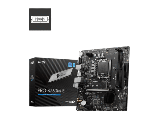 MSI Pro B760M-E DDR4 Motherboard