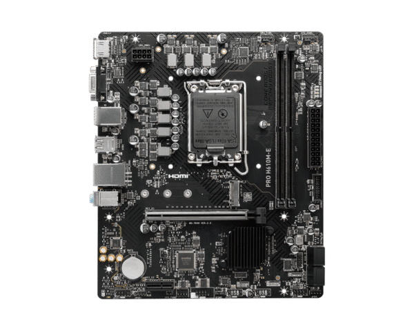 MSI H610M-E Pro DDR5 Motherboard - Image 2