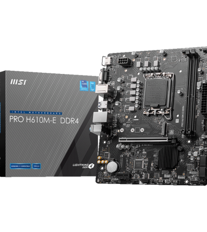 MSI Pro H610M-E DDR4 Motherboard(