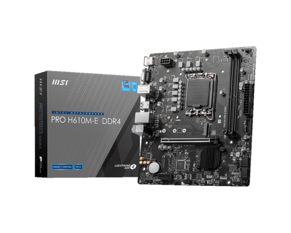 MSI Pro H610M-E DDR4 Motherboard(