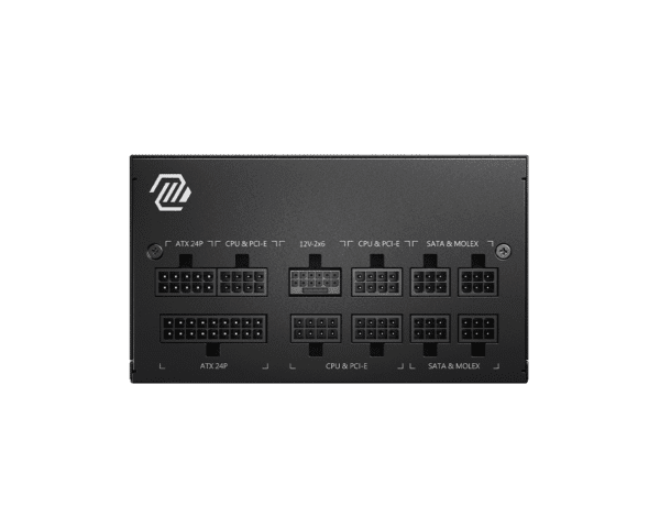 MSI MAG A750GL PCIE5 – 750 Watt 80 Plus Gold Certified Fully Modular Power Supply - Image 3