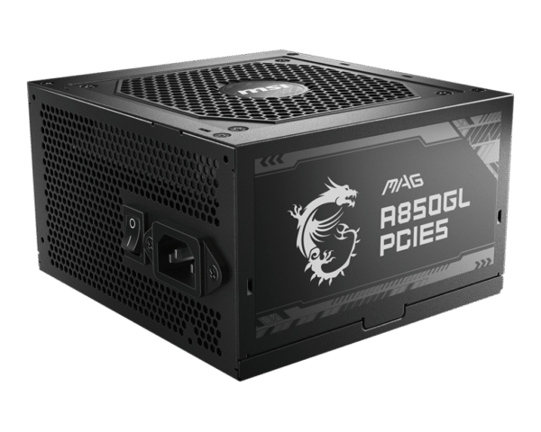 MSI MAG A850GL PCIE5 – 850 Watt 80 Plus Gold Certified Fully Modular Power Supply - Image 2