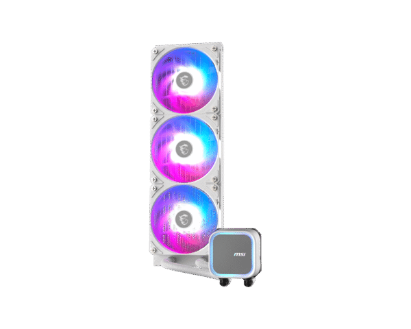 MSI MAG CORELIQUID A13 360 WHITE ARGB CPU Liquid Cooler - Image 2