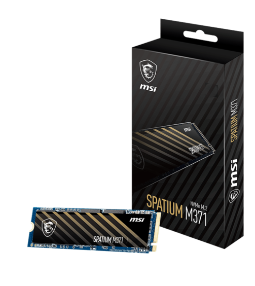 MSI SPATIUM M371 500GB NVMe M.2 Solid State Drive