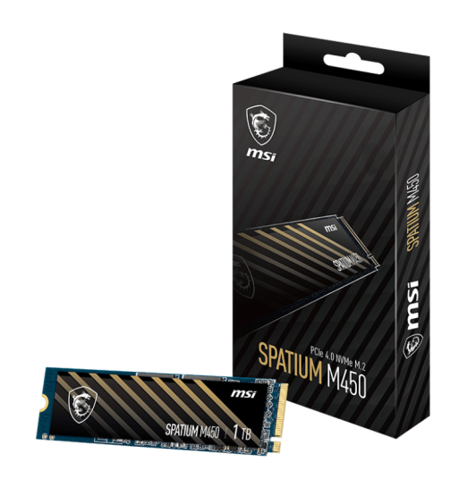 MSI SPATIUM M450 2TB PCIe 4.0 M.2 Solid State Drive