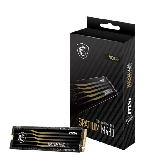 MSI SPATIUM M480 PRO 1TB PCIe 4.0 M.2 Solid State Drive