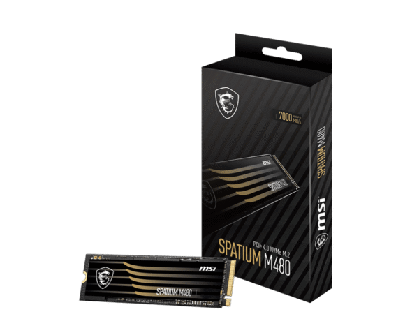 MSI SPATIUM M480 PRO 1TB PCIe 4.0 M.2 Solid State Drive