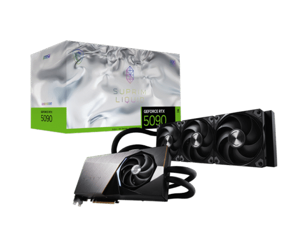 MSI Geforce RTX 5090 SUPRIM LIQUID SOC 32GB GDDR7X Graphics Card