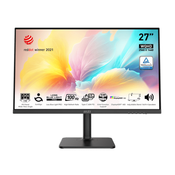 MSI MODERN MD272QXP 2K 27” IPS 100Hz USB-C Monitor