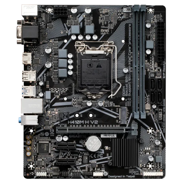Gigabyte H410M H V2 Micro ATX 10 Gen Motherboard - Image 2