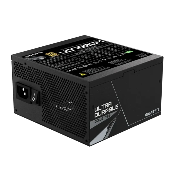 GIGABYTE GP-UD750GM 750W 80 PLUS GOLD CERTIFIED POWER SUPPLY - Image 3