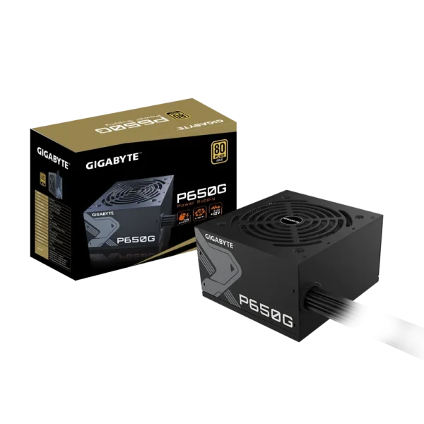 GIGABYTE GP-P650G 650W 80 PLUS GOLD CERTIFIED POWER SUPPLY