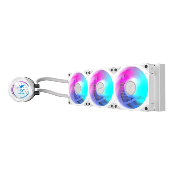 AORUS WATERFORCE II 360 ICE (White) Liquid Cooler - Image 3