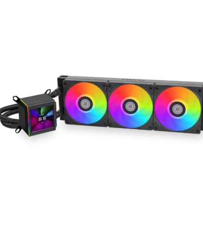 LIAN LI Galahad II 360 Liquid Cooler With LCD Display