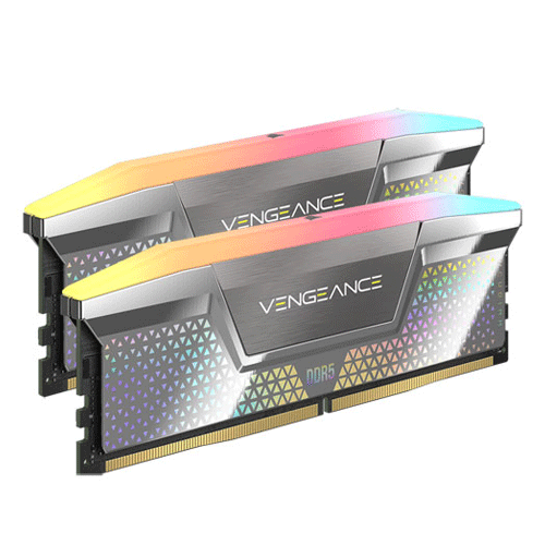 CORSAIR VENGEANCE RGB 48GB (2x24GB) 8200MHz DDR5 CUDIMM MEMORY
