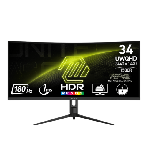 MSI MAG 342CQR E2 34" UWQHD 180Hz Curved Monitor