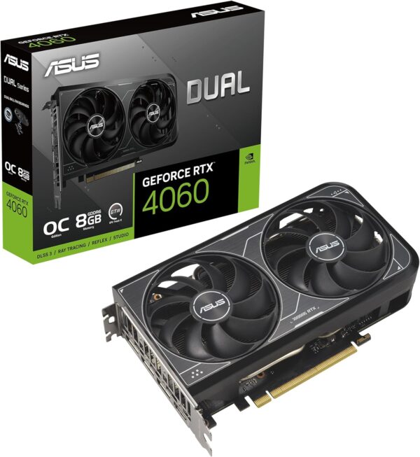 ASUS Dual GeForce RTX 4060 V2 8GB GDDR6 OC Graphics Card