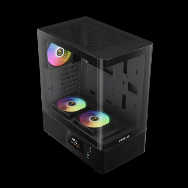 Gamidias ATLAS E2 CG ARGB Mid-Tower Case - Image 2