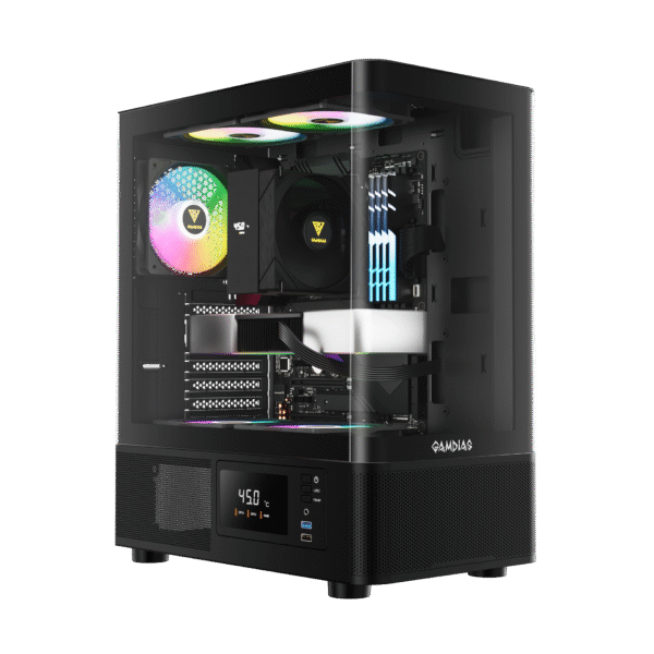 Gamidias ATLAS E2 CG ARGB Mid-Tower Case