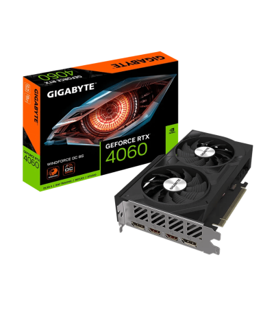 GIGABYTE GEFORCE RTX™ 4060 WINDFORCE 8GB GDDR6 GRAPHIC CARD