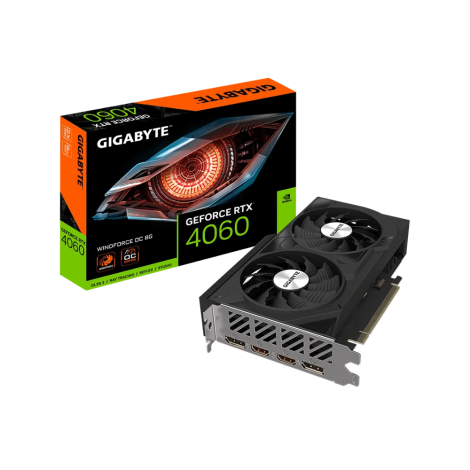 GIGABYTE GEFORCE RTX™ 4060 WINDFORCE 8GB GDDR6 GRAPHIC CARD