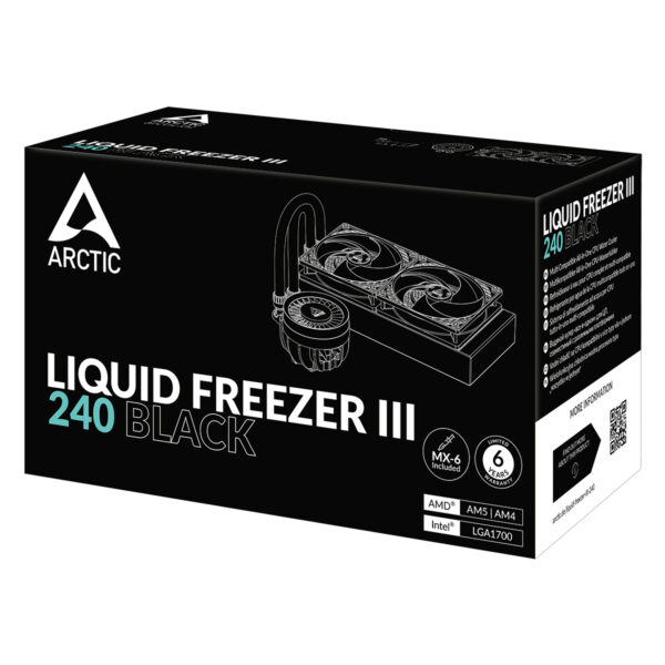 Arctic Liquid Freezer III 240 Black Cooler - Image 2