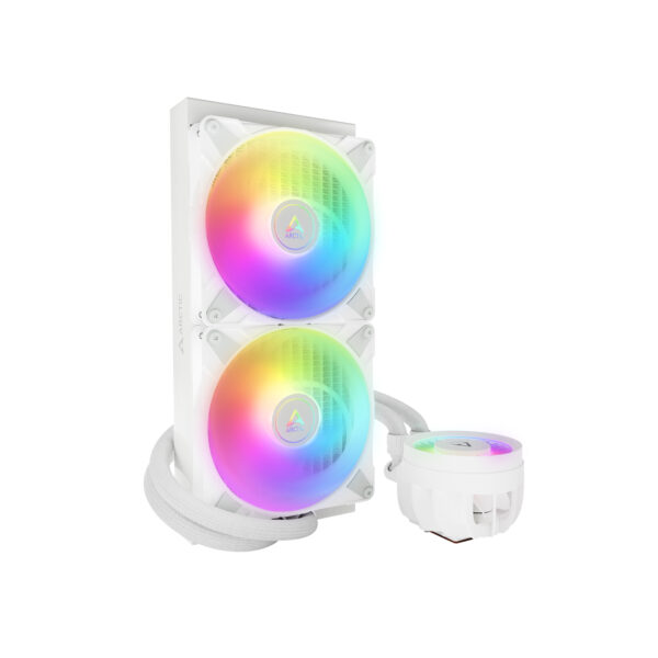 Arctic Liquid Freezer III 280 A-RGB White Cooler - Image 3