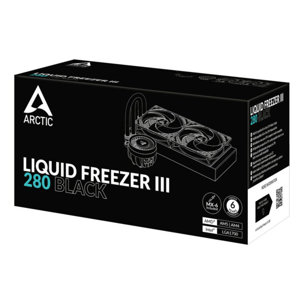 Arctic Liquid Freezer III 280 Black Cooler - Image 2