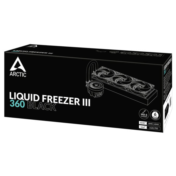 Arctic Liquid Freezer III 360 Black Cooler - Image 2