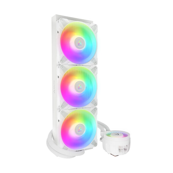 Arctic Liquid Freezer III 420 A-RGB White Cooler - Image 3