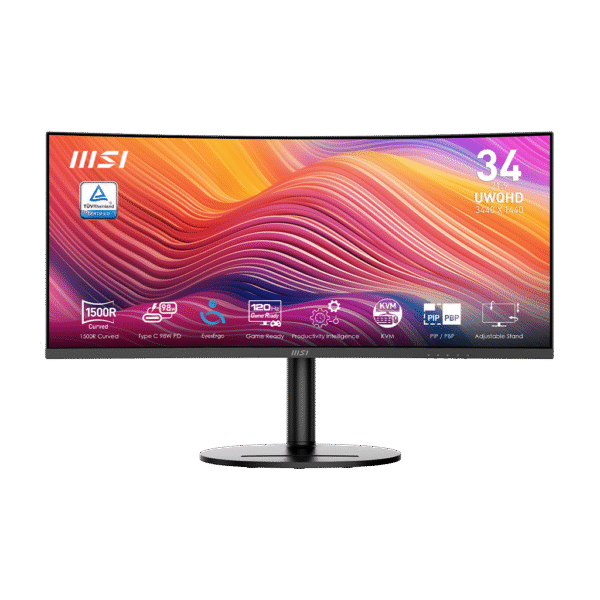 MSI MODERN MD342CQP 34" UWQHD 3.5K 120Hz Curved Monitor