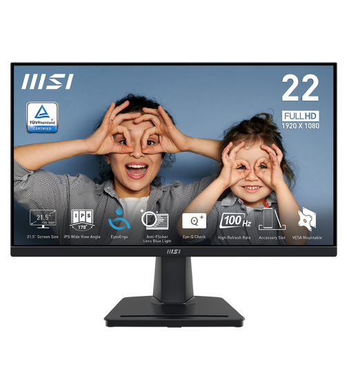 MSI PRO MP225 21.5" FHD 100Hz IPS Monitor