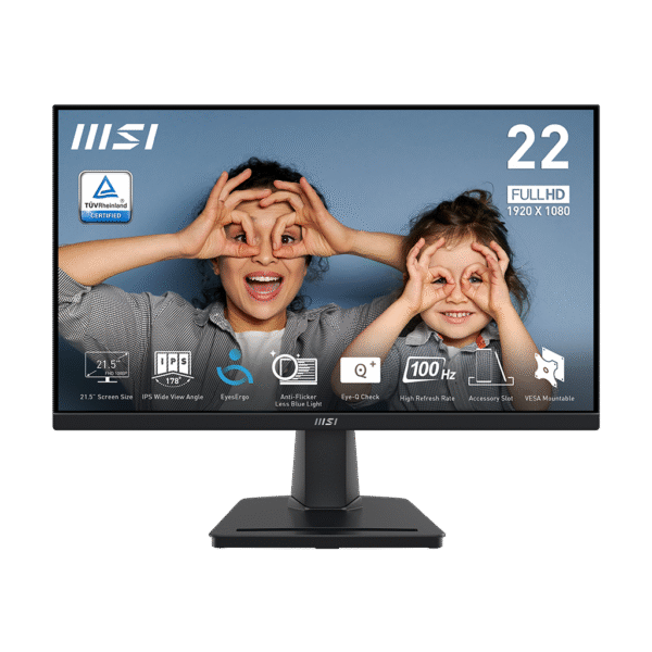 MSI PRO MP225 21.5" FHD 100Hz IPS Monitor