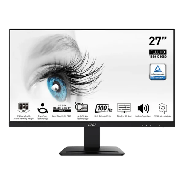 MSI PRO MP273A 27” 100Hz FHD IPS Monitor
