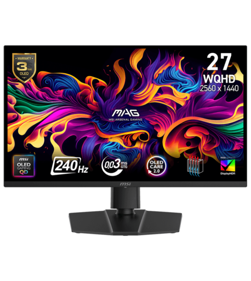 MSI MAG 273QP 26.5" WQHD QD OLED X24 240Hz Monitor