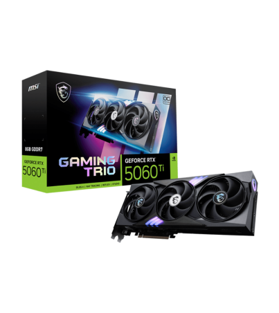 MSI RTX 5060 TI GAMING TRIO OC 8GB GDDR7 GRAPHIC CARD