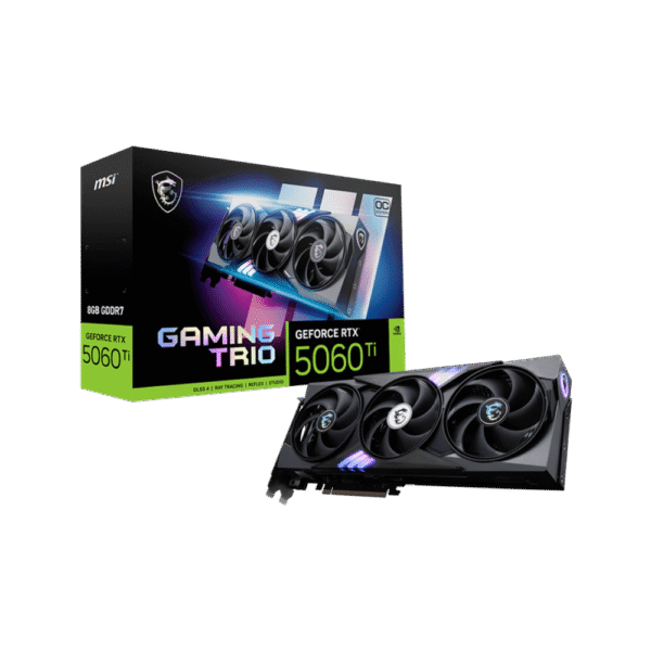 MSI RTX 5060 TI GAMING TRIO OC 8GB GDDR7 GRAPHIC CARD